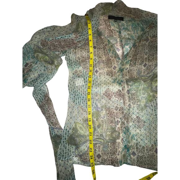 GORGEOUS LBK‎ Loubarok Blouse - Made in France - Size L - Incredible Sleeves - Picture 11 of 14